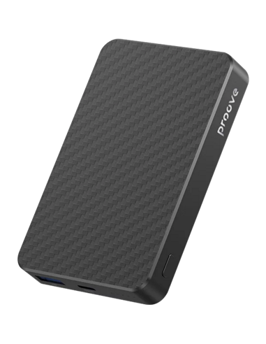 Acumulator extern Proove Carbon Slim 22.5W, 10000mAh, Negru