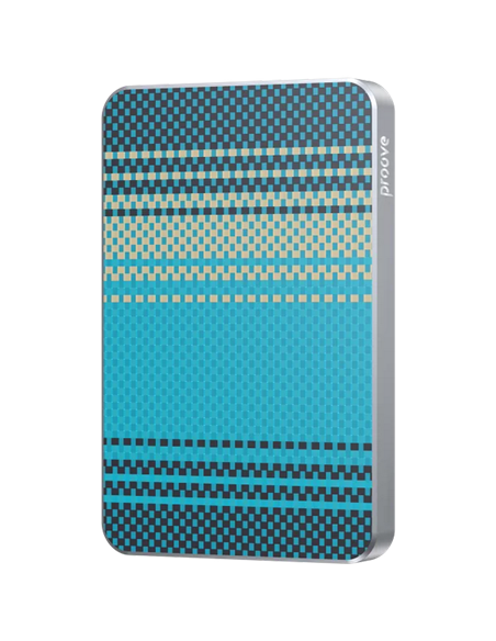 Портативное зарядное устройство Proove Carbon Slim 20W, 5000мА·ч, Серебристый