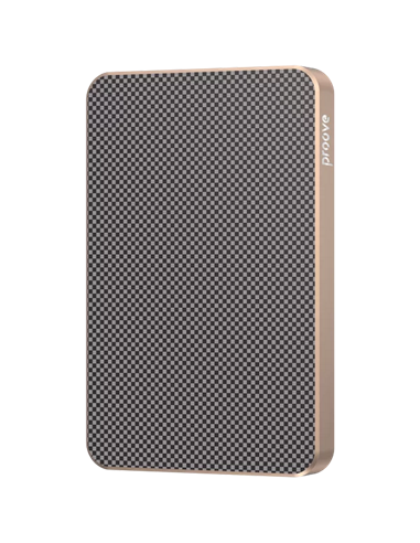 Acumulator extern Proove Carbon Slim 20W, 5000mAh, Auriu