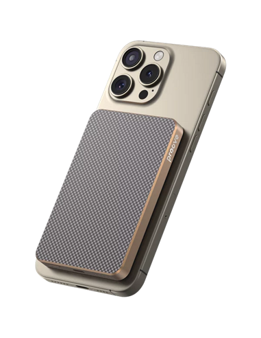 Acumulator extern Proove Carbon Slim 20W, 5000mAh, Auriu