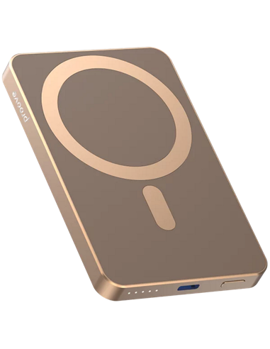 Портативное зарядное устройство Proove Carbon Slim 20W, 5000мА·ч, Золотой