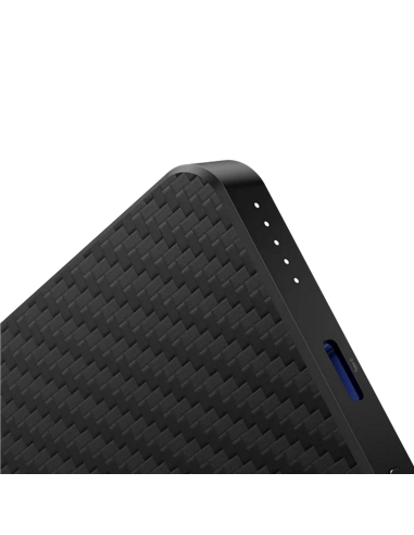 Портативное зарядное устройство Proove Carbon Slim 20W, 5000мА·ч, Черный