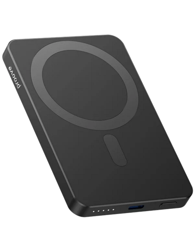 Портативное зарядное устройство Proove Carbon Slim 20W, 5000мА·ч, Черный