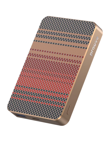 Портативное зарядное устройство Proove Carbon Slim 22.5W, 10000мА·ч, Бронзовый