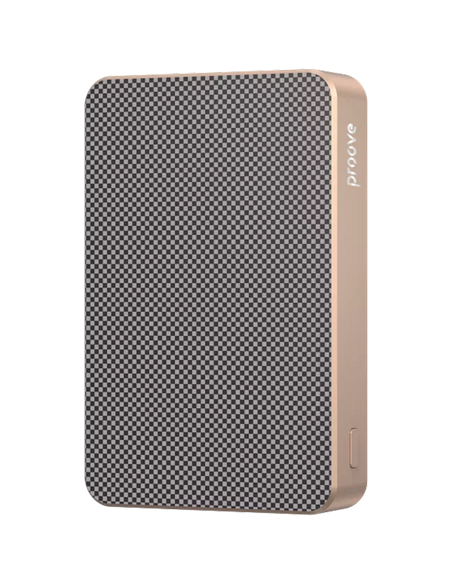 Acumulator extern Proove Carbon Slim 22.5W, 10000mAh, Auriu