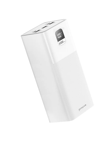 Портативное зарядное устройство Proove Giant, 40000мА·ч, Белый