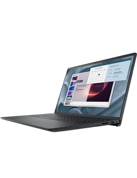 Ноутбук для бизнеса 15,6" DELL Pro 15 Essential PV15250, Carbon Black, Intel Core i5-1334U, 8Гб/512Гб, Linux Ubuntu