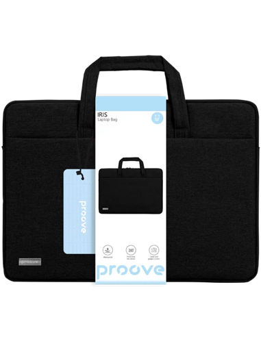 Geantă pentru Laptop Proove Iris, 15.6", Negru