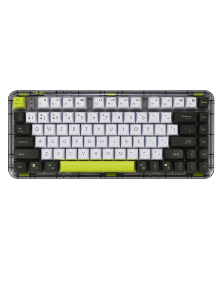 Клавиатура ASUS Jelly75 KD201, Проводное / беспроводное, Volt Green