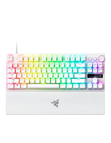 Tastatură Razer Huntsman V3 Pro TKL 8KHz, Cu fir, Alb