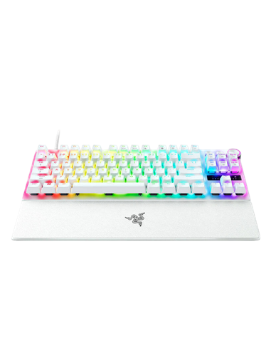 Tastatură Razer Huntsman V3 Pro TKL 8KHz, Cu fir, Alb
