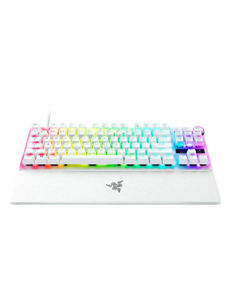 Клавиатура Razer Huntsman V3 Pro TKL 8KHz, Проводное, Белый