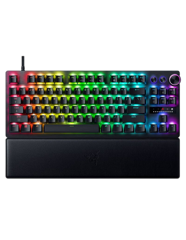Клавиатура Razer Huntsman V3 Pro TKL 8KHz, Проводное, Чёрный