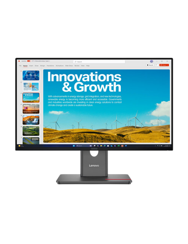 23,8" Монитор Lenovo P24QD-40, IPS 2560x1440 WQHD, Eclipse Black