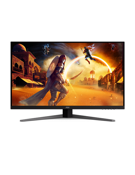 32" Игровой монитор AOC U32G4U, IPS 3840x2160 4K UHD, Чёрный