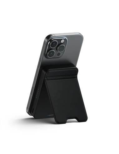 Acumulator extern Satechi Qi2, 10000mAh, Negru