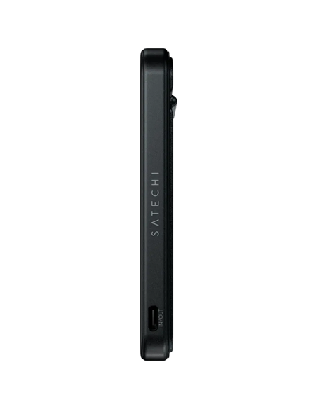 Acumulator extern Satechi Qi2, 5000mAh, Negru