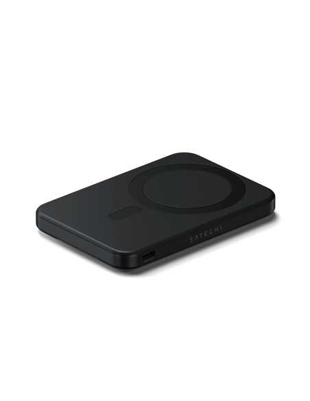 Acumulator extern Satechi Qi2, 5000mAh, Negru