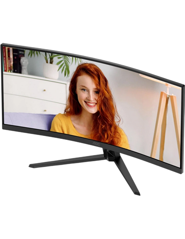 34" Офисный монитор AOC CU34B3E, VA 3440x1440 WQHD, Чёрный