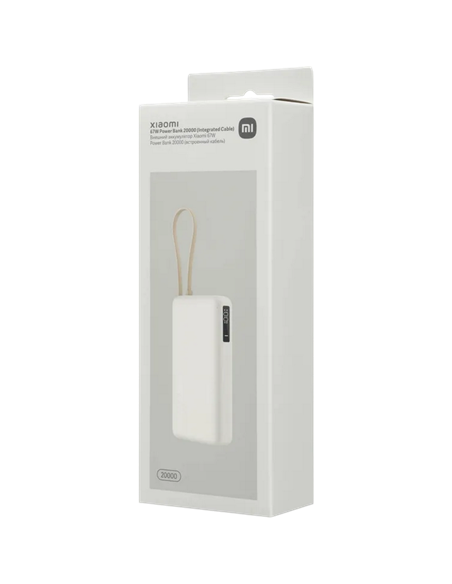 Acumulator extern Xiaomi BHR08O7GL, 20000mAh, Bej