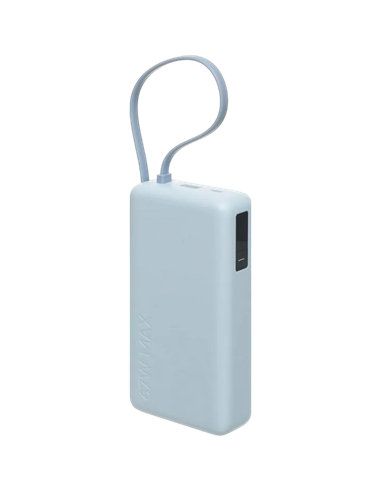 Acumulator extern Xiaomi BHR08O8GL, 20000mAh, Albastru deschis