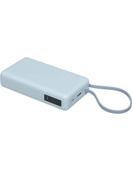 Acumulator extern Xiaomi BHR08O8GL, 20000mAh, Albastru deschis