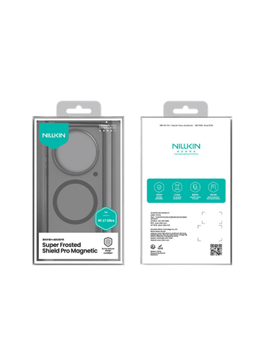 Чехол Nillkin Xiaomi 17 Ultra Super Frosted Shield Pro Magnetic, Чёрный