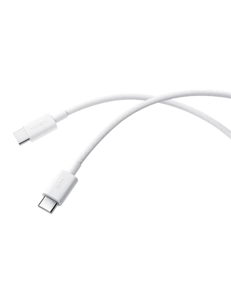 Cablu încărcare și sincronizare Xiaomi BHR0878GL, USB Type-C/USB Type-C, 1m, Alb