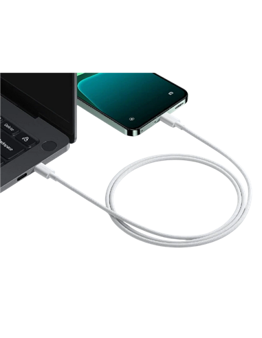 Кабель для зарядки и синхронизации Xiaomi BHR0878GL, USB Type-C/USB Type-C, 1м, Белый