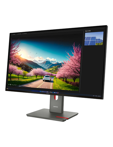 32" Игровой монитор Lenovo ThinkVision P32UD-40, IPS 3840x2160 4K UHD, Чёрный