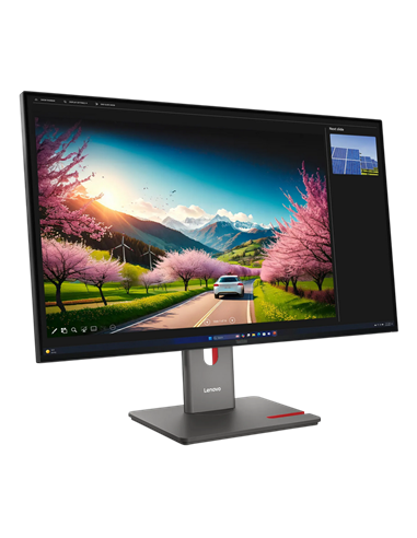 32" Игровой монитор Lenovo ThinkVision P32UD-40, IPS 3840x2160 4K UHD, Чёрный