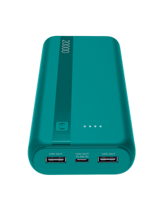 Портативное зарядное устройство Cellularline Essential, 20000мА·ч, Синий 2