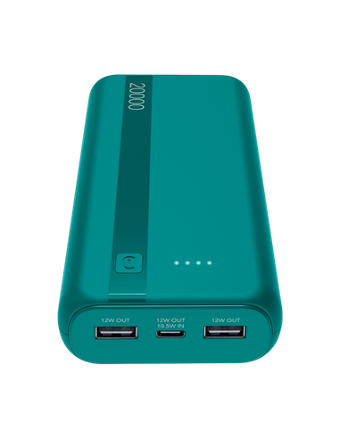 Acumulator extern Cellularline Essential, 20000mAh, Albastru