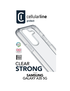 Чехол Cellularline Samsung Galaxy A35 Clear Duo, Прозрачный 2