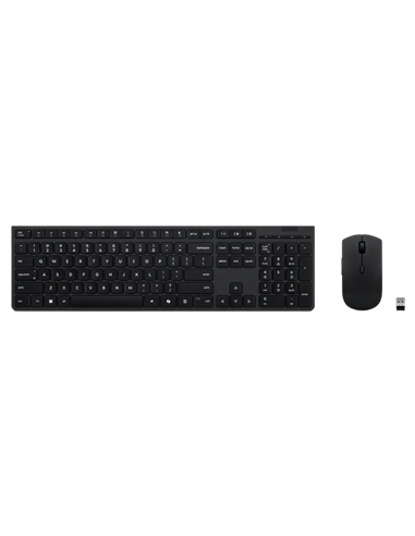 Set Tastatură + Mouse Lenovo 4X31R64342, Fără fir, Negru