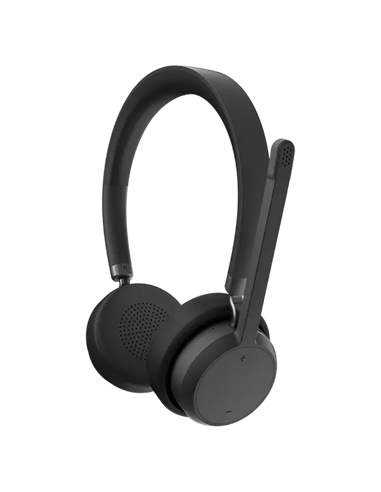 Гарнитура для компьютера Lenovo Stereo, Беспроводной, Чёрный