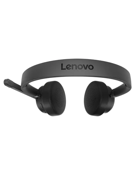 Гарнитура для компьютера Lenovo Stereo, Беспроводной, Чёрный
