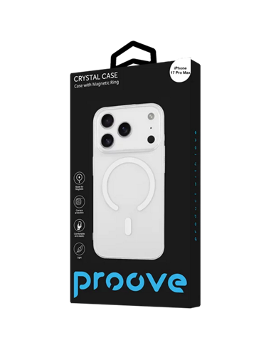 Husă Proove Apple iPhone 17 Pro Max Crystal Case MagSafe, Briliance
