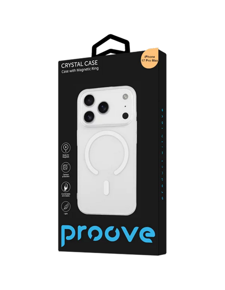 Чехол Proove Apple iPhone 17 Pro Max Crystal Case MagSafe, Cosmic Orange