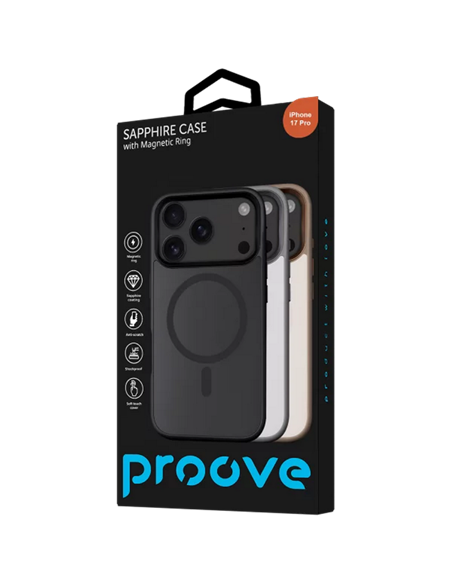 Чехол Proove Apple iPhone 17 Pro Sapphire MagSafe, Cosmic Orange