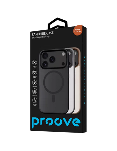 Чехол Proove Apple iPhone 17 Pro Max Sapphire MagSafe, Cosmic Orange