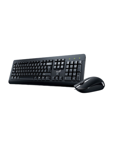 Set Tastatură + Mouse Genius KM-160, Cu fir, Negru