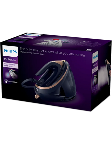 Fier de călcat cu generator de abur Philips PSG9050/20, 3100W, Albastru | Bronz