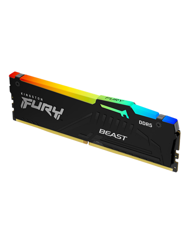 Оперативная память Kingston FURY Beast RGB, DDR5 SDRAM, 6000 МГц, 8 ГБ, KF560C36BBEA-8