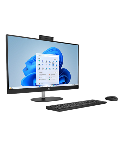 Computer All-in-One HP AI 27-cr2107ci, 27", Intel Core Ultra 5 225U, 16GB/512GB, Fără SO, Negru