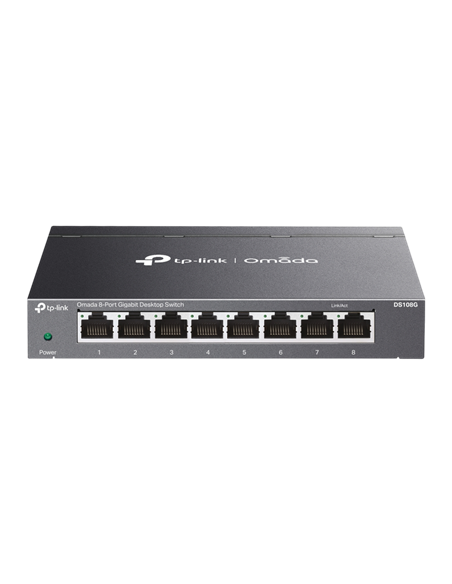 Сетевой коммутатор TP-LINK DS108G, 8x 10/100/1000 Мбит/с