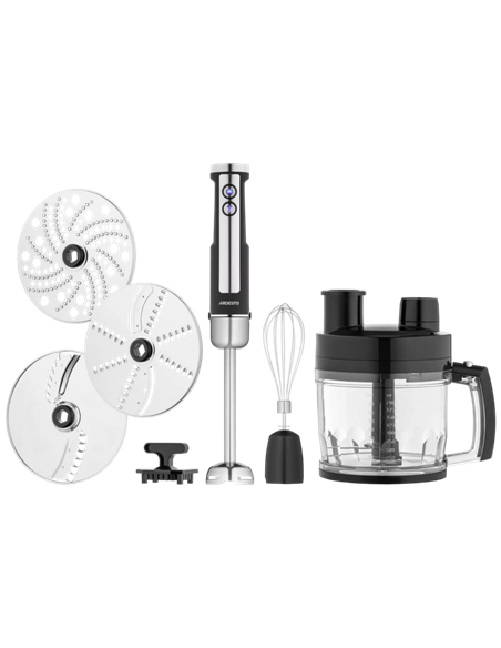 Blender de mână Ardesto HBSG-1000WHCHSL, Negru | Argintiu