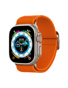 Curea pentru ceas Spigen Lite Fit Ultra, Nailon, Portocaliu