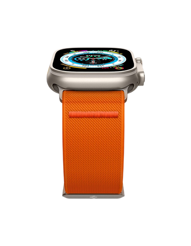 Curea pentru ceas Spigen Lite Fit Ultra, Nailon, Portocaliu