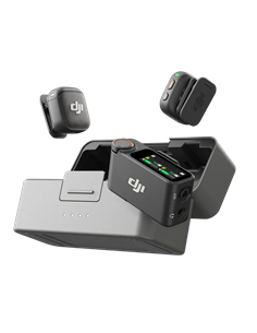 Портативный записывающий микрофон DJI Mic 3 (2 TX + 1 RX + Charging Case), Беспроводной, Черный